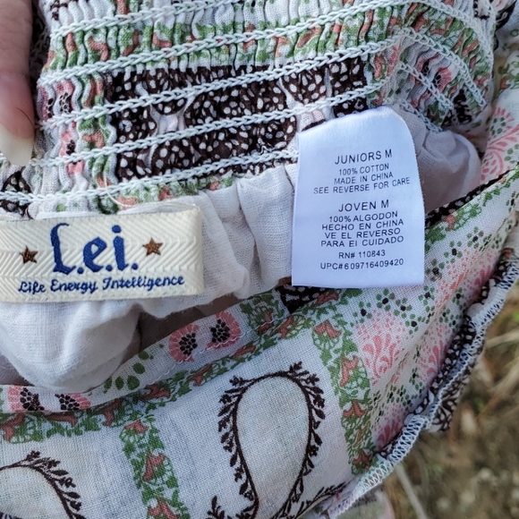 Paisley boho mini skirt - Picture 3 of 4